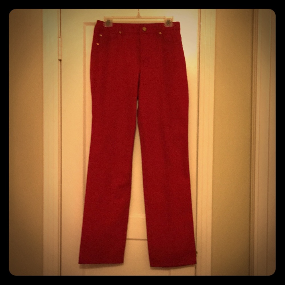NWT Red Escada Pants